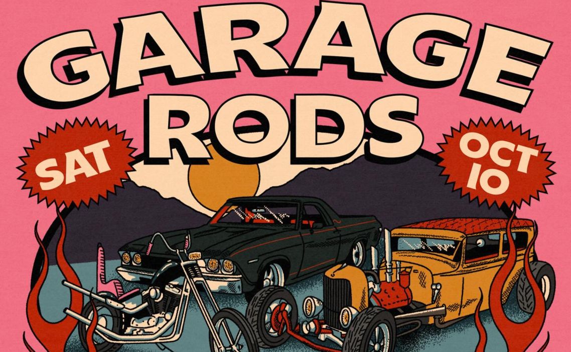 Garage Rods for a Cure Car Show partial flyer October 2026